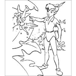 Disegno da colorare: Peter Pan (Film animati) #128865 - Pagine da Colorare Stampabili Gratuite