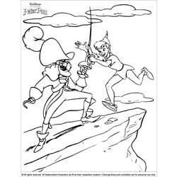 Disegno da colorare: Peter Pan (Film animati) #128895 - Pagine da Colorare Stampabili Gratuite