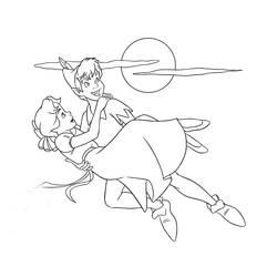 Disegno da colorare: Peter Pan (Film animati) #128937 - Pagine da Colorare Stampabili Gratuite