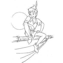 Disegno da colorare: Peter Pan (Film animati) #129024 - Pagine da Colorare Stampabili Gratuite
