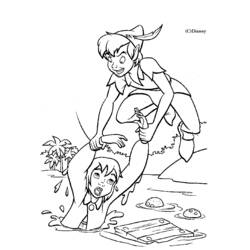 Disegno da colorare: Peter Pan (Film animati) #129047 - Pagine da Colorare Stampabili Gratuite