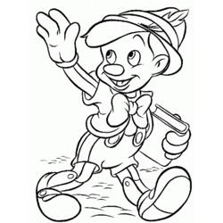 Disegno da colorare: Pinocchio (Film animati) #132254 - Pagine da Colorare Stampabili Gratuite