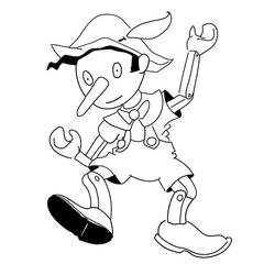 Disegno da colorare: Pinocchio (Film animati) #132255 - Pagine da Colorare Stampabili Gratuite