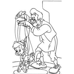 Disegno da colorare: Pinocchio (Film animati) #132261 - Pagine da Colorare Stampabili Gratuite