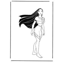 Disegno da colorare: Pocahontas (Film animati) #131339 - Pagine da Colorare Stampabili Gratuite