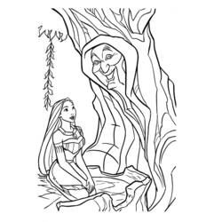 Disegno da colorare: Pocahontas (Film animati) #131349 - Pagine da Colorare Stampabili Gratuite