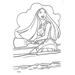 Disegno da colorare: Pocahontas (Film animati) #131360 - Pagine da Colorare Stampabili Gratuite