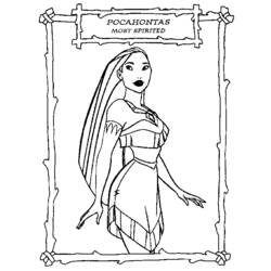 Disegno da colorare: Pocahontas (Film animati) #131362 - Pagine da Colorare Stampabili Gratuite