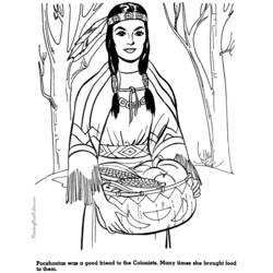 Disegno da colorare: Pocahontas (Film animati) #131380 - Pagine da Colorare Stampabili Gratuite