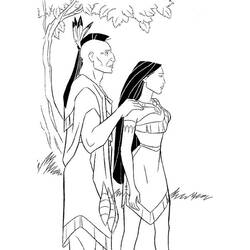 Disegno da colorare: Pocahontas (Film animati) #131397 - Pagine da Colorare Stampabili Gratuite