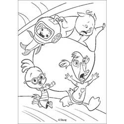 Disegno da colorare: Pollo (pollo piccolo) (Film animati) #72656 - Pagine da Colorare Stampabili Gratuite