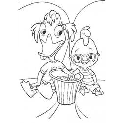 Disegno da colorare: Pollo (pollo piccolo) (Film animati) #72952 - Pagine da Colorare Stampabili Gratuite