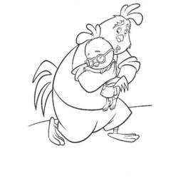 Disegno da colorare: Pollo (pollo piccolo) (Film animati) #73002 - Pagine da Colorare Stampabili Gratuite