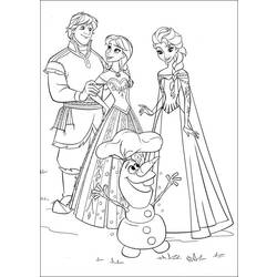 Disegno da colorare: Regina delle nevi (Film animati) #71661 - Pagine da Colorare Stampabili Gratuite