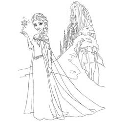 Disegno da colorare: Regina delle nevi (Film animati) #71686 - Pagine da Colorare Stampabili Gratuite