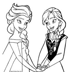 Disegno da colorare: Regina delle nevi (Film animati) #71699 - Pagine da Colorare Stampabili Gratuite