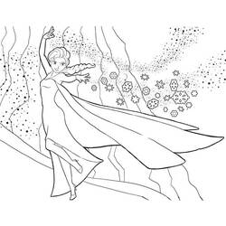 Disegno da colorare: Regina delle nevi (Film animati) #71773 - Pagine da Colorare Stampabili Gratuite