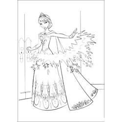 Disegno da colorare: Regina delle nevi (Film animati) #71781 - Pagine da Colorare Stampabili Gratuite