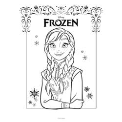 Disegno da colorare: Regina delle nevi (Film animati) #71785 - Pagine da Colorare Stampabili Gratuite