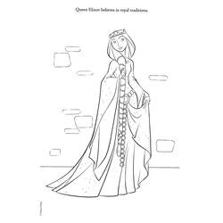 Disegno da colorare: Regina delle nevi (Film animati) #71804 - Pagine da Colorare Stampabili Gratuite