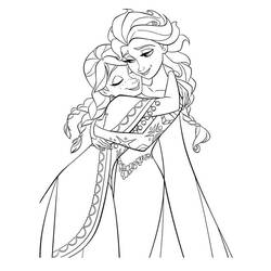 Disegno da colorare: Regina delle nevi (Film animati) #71808 - Pagine da Colorare Stampabili Gratuite