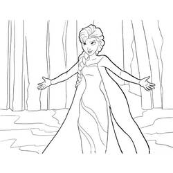 Disegno da colorare: Regina delle nevi (Film animati) #71814 - Pagine da Colorare Stampabili Gratuite
