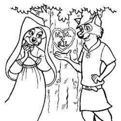 Disegno da colorare: Robin Hood (Film animati) #132985 - Pagine da Colorare Stampabili Gratuite