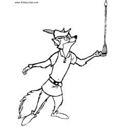 Disegno da colorare: Robin Hood (Film animati) #133077 - Pagine da Colorare Stampabili Gratuite