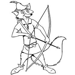 Disegno da colorare: Robin Hood (Film animati) #133080 - Pagine da Colorare Stampabili Gratuite