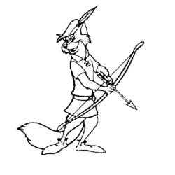 Disegno da colorare: Robin Hood (Film animati) #133094 - Pagine da Colorare Stampabili Gratuite