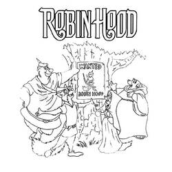 Disegno da colorare: Robin Hood (Film animati) #133122 - Pagine da Colorare Stampabili Gratuite
