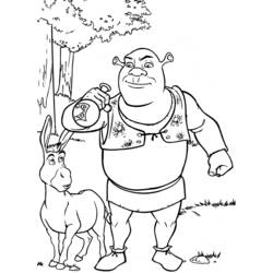 Disegno da colorare: shrek (Film animati) #115056 - Pagine da Colorare Stampabili Gratuite