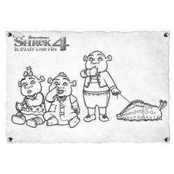 Disegno da colorare: shrek (Film animati) #115224 - Pagine da Colorare Stampabili Gratuite