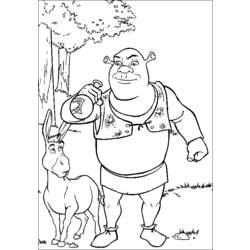 Disegno da colorare: shrek (Film animati) #115257 - Pagine da Colorare Stampabili Gratuite