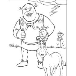 Disegno da colorare: shrek (Film animati) #115293 - Pagine da Colorare Stampabili Gratuite