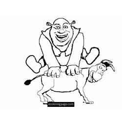 Disegno da colorare: shrek (Film animati) #115299 - Pagine da Colorare Stampabili Gratuite