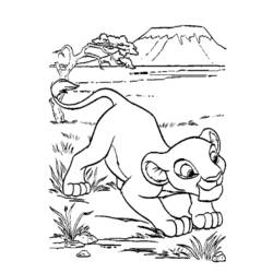Disegno da colorare: Simba (Film animati) #169990 - Pagine da Colorare Stampabili Gratuite
