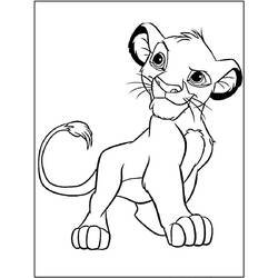 Disegno da colorare: Simba (Film animati) #169992 - Pagine da Colorare Stampabili Gratuite