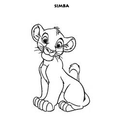 Disegno da colorare: Simba (Film animati) #169997 - Pagine da Colorare Stampabili Gratuite