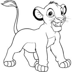 Disegno da colorare: Simba (Film animati) #169999 - Pagine da Colorare Stampabili Gratuite