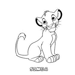 Disegno da colorare: Simba (Film animati) #170005 - Pagine da Colorare Stampabili Gratuite