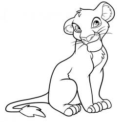 Disegno da colorare: Simba (Film animati) #170017 - Pagine da Colorare Stampabili Gratuite