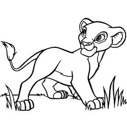 Disegno da colorare: Simba (Film animati) #170030 - Pagine da Colorare Stampabili Gratuite
