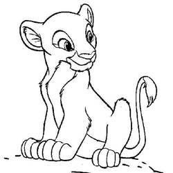 Disegno da colorare: Simba (Film animati) #170031 - Pagine da Colorare Stampabili Gratuite