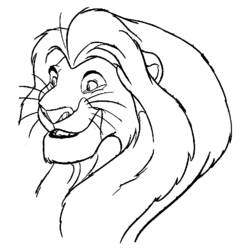 Disegno da colorare: Simba (Film animati) #170038 - Pagine da Colorare Stampabili Gratuite