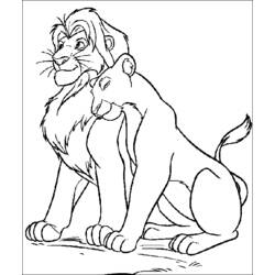 Disegno da colorare: Simba (Film animati) #170043 - Pagine da Colorare Stampabili Gratuite