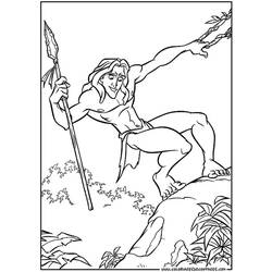 Disegno da colorare: Tarzan (Film animati) #131088 - Pagine da Colorare Stampabili Gratuite