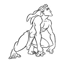 Disegno da colorare: Tarzan (Film animati) #131092 - Pagine da Colorare Stampabili Gratuite