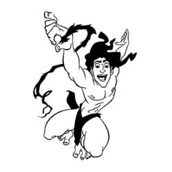 Disegno da colorare: Tarzan (Film animati) #131096 - Pagine da Colorare Stampabili Gratuite