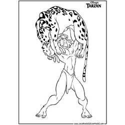 Disegno da colorare: Tarzan (Film animati) #131102 - Pagine da Colorare Stampabili Gratuite